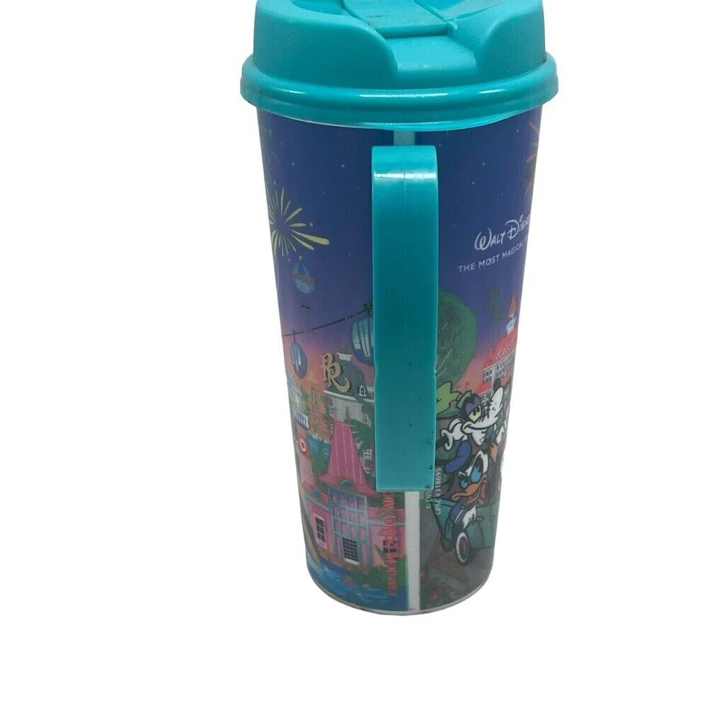 2024 Walt Disney World Resort Reusable Refillable Mug Mickey & Friends- BLUE